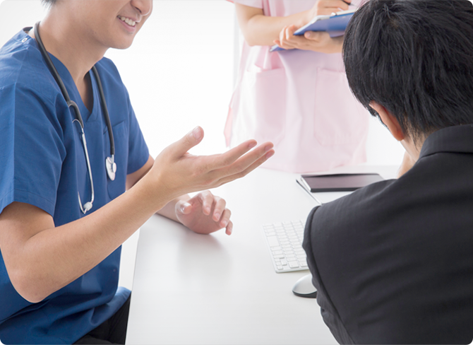 専門性の高い内科・消化器内科・肛門内科の診療