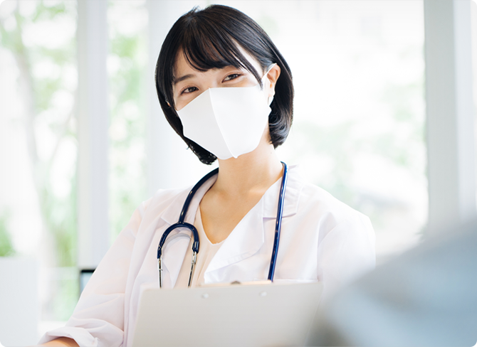 女性患者様安心の女性医師による内視鏡検査に対応